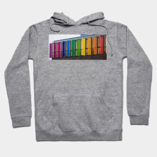 Colorful louvers background Hoodie